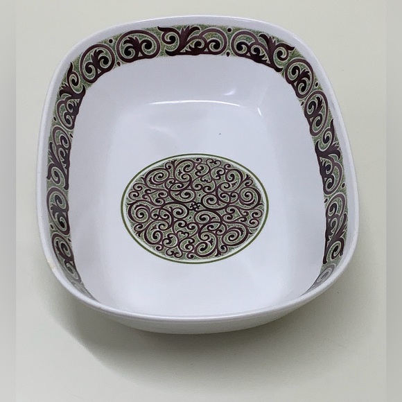 1970s Vtg Discontinued NORITAKE Japan Progression Ole Vegetable Serving Bowl - Picture 12 of 13